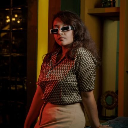 Aristo Cuban Half Sleeve Printed Shirts (Black Pattern)