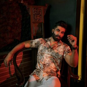 Aristo Cuban Half Sleeve Printed Shirts (Cheetah)