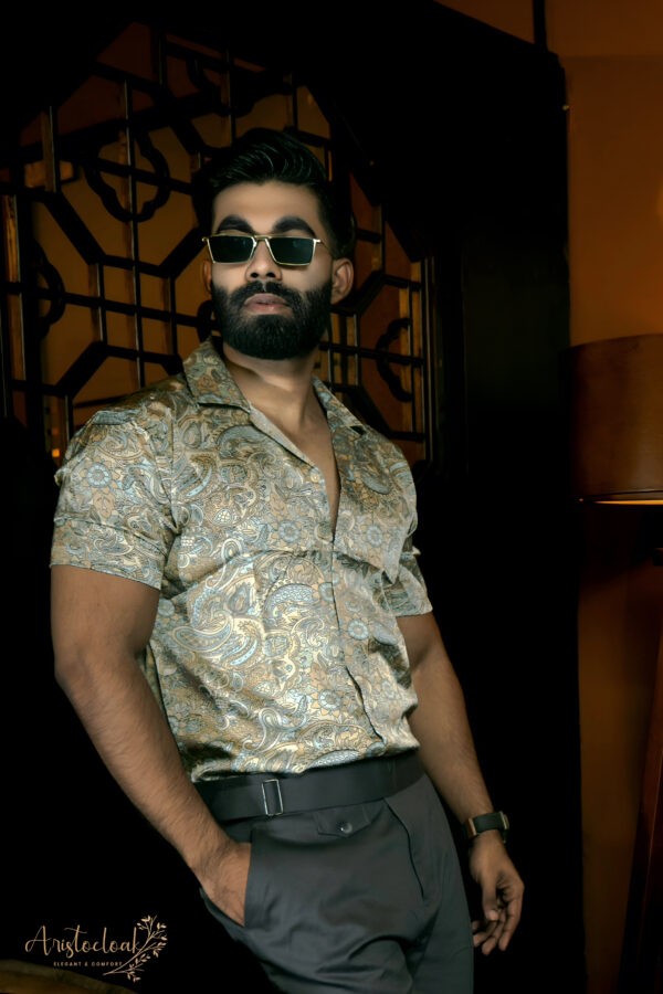 Aristo Cuban Half Sleeve Printed Shirts (Mix Pattern) - Image 4