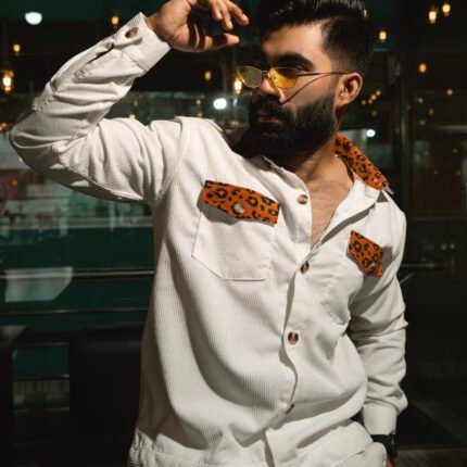 Aristo Over Shirt (White Contrast)