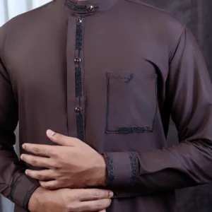 Aristo Premium Men's Panjabi (Brown)