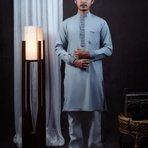 Aristo nawab men's panjabi (lite grey)