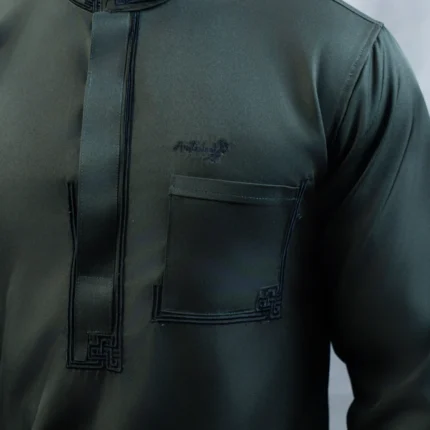 Aristo Elite Men's Panjabi (Bottle Green)