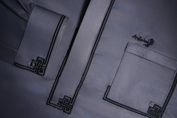 Aristo Elite Men's Panjabi (Grey) - Image 2