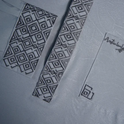 Alternative view of Aristo nawab men's panjabi (lite grey)