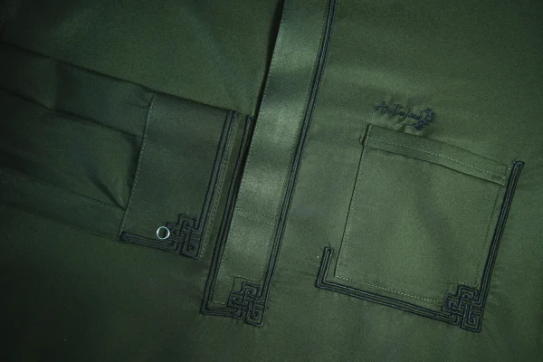 Aristo Elite Men's Panjabi (Bottle Green) - Image 2