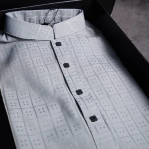 Aristo Regal Men's Panjabi & Pajama (Grey)