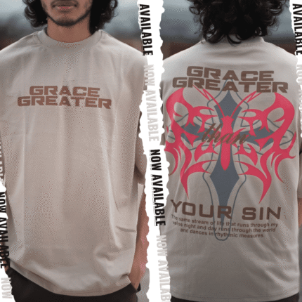 Drop Shoulder T-Shirt (Beige)