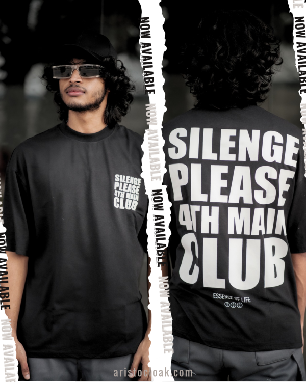 Drop Shoulder T-Shirt (Black)