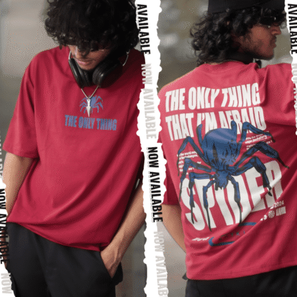 Drop Shoulder T-Shirt (Red)