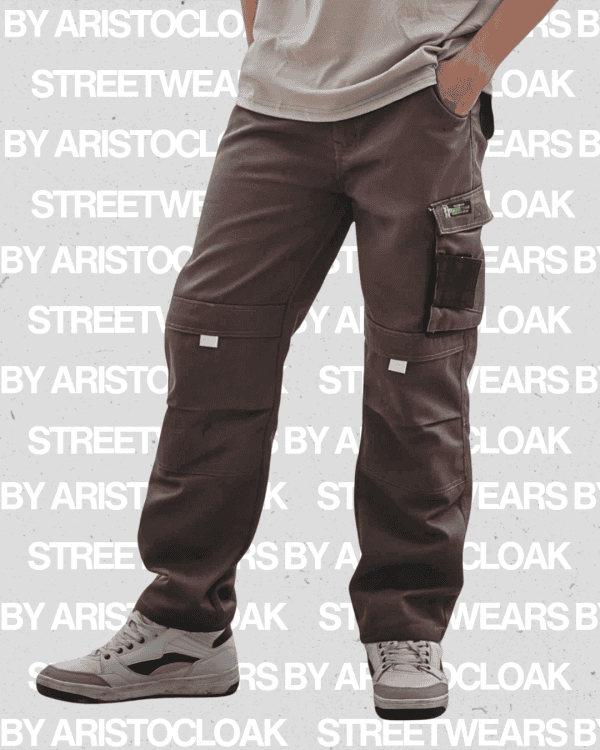 Aristo Cargo Baggy Pants (Brown) - Image 5