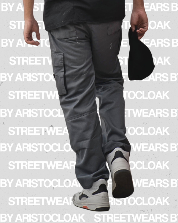 Aristo Cargo Baggy Pants (Grey) - Image 4