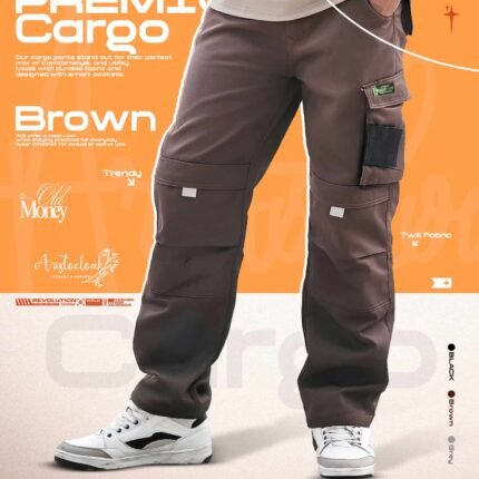Aristo Cargo Baggy Pants (Brown)