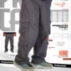 10 Pocket Cargo Baggy Pants (Grey)
